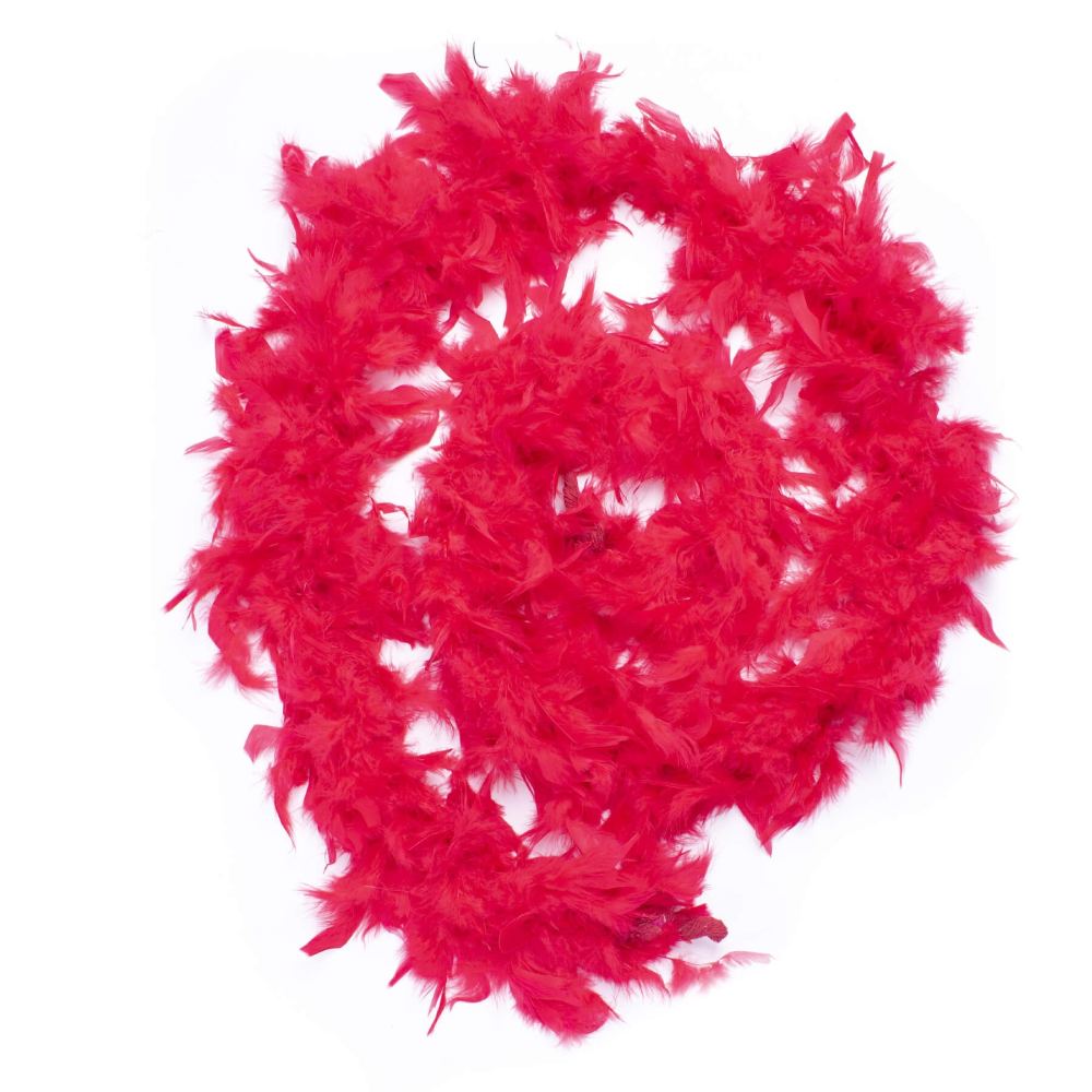 Poizen Industries - Feather Boa - Rouge